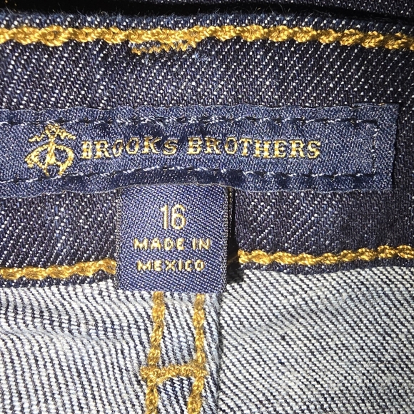 Brooks Brothers Blue Straight-Leg Jeans Classic Style - Picture 4 of 7